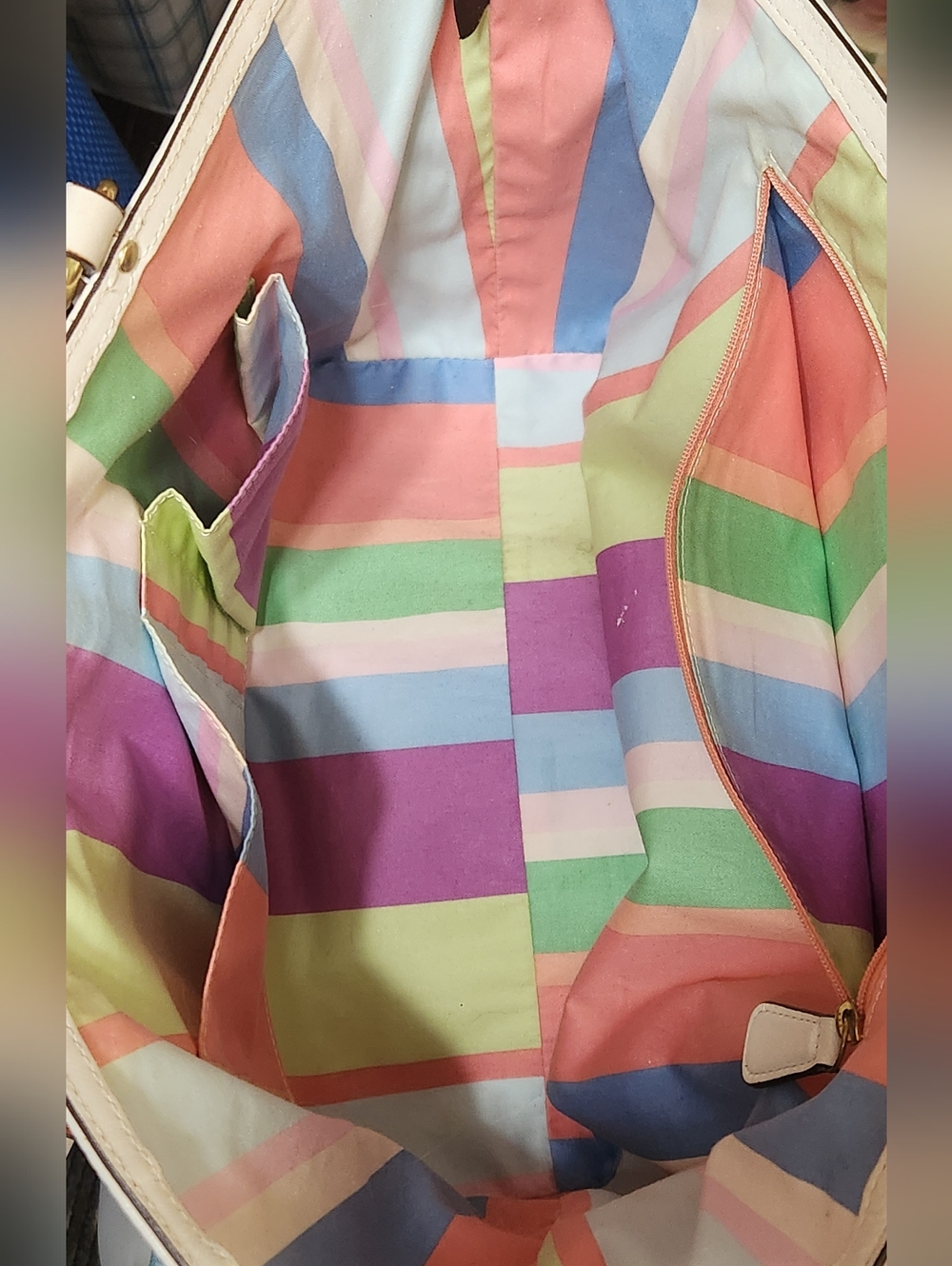 Coach Hamptons Weekend Straw Applique Tote Bag #19347 - Picture 15 of 16